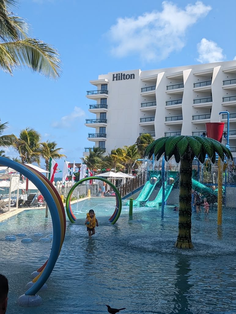 Family resort trip in Cancun, booked with points