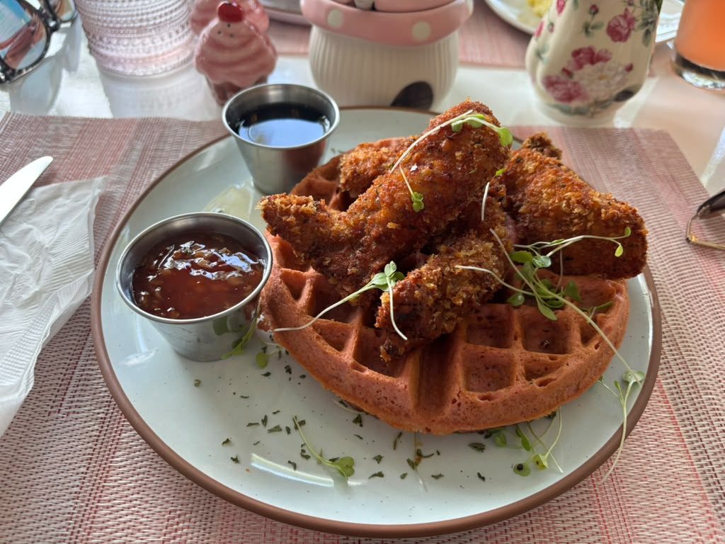 Real trip meal, part of the Barbados points trip